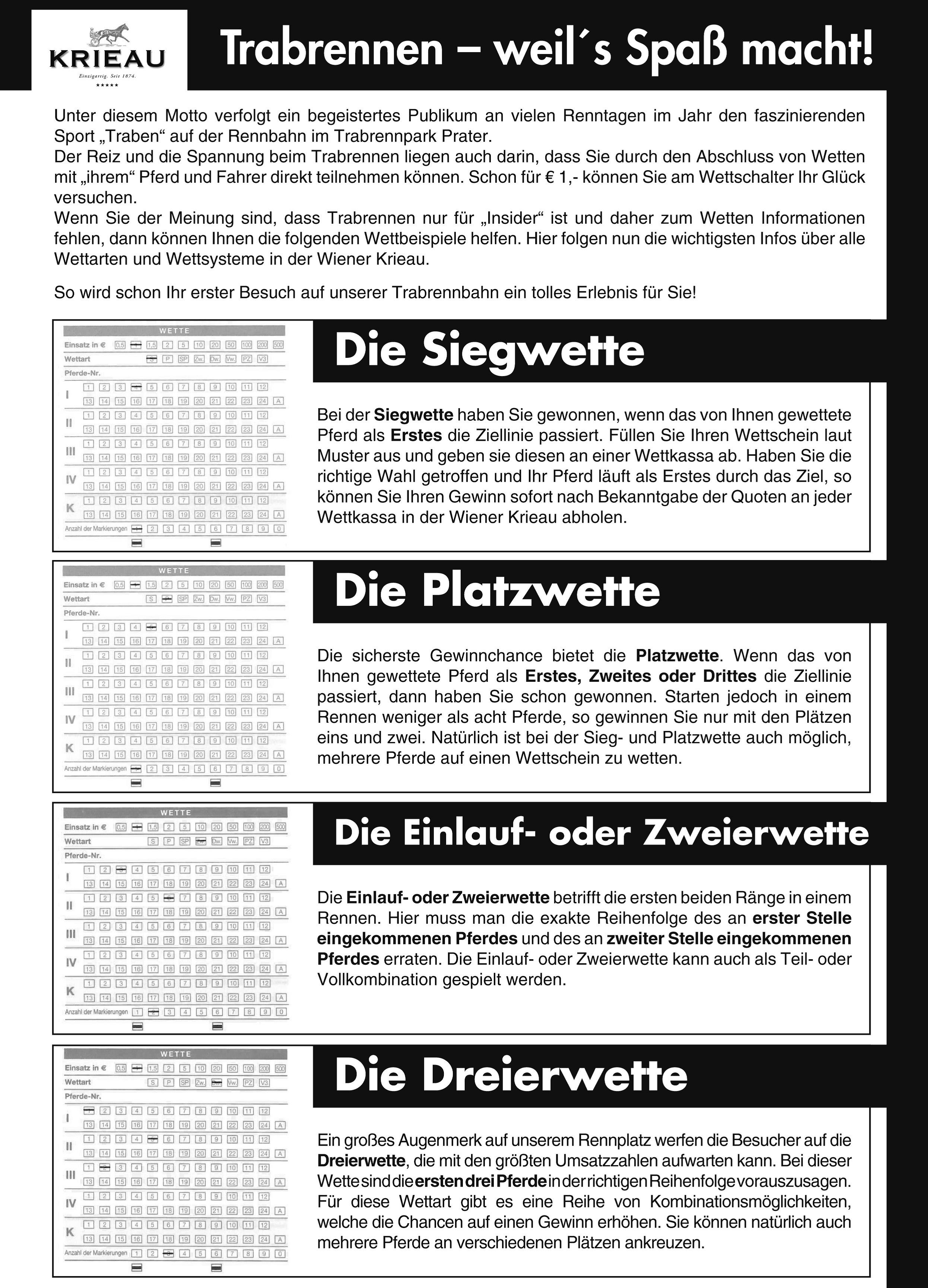 Erklärung Wetten